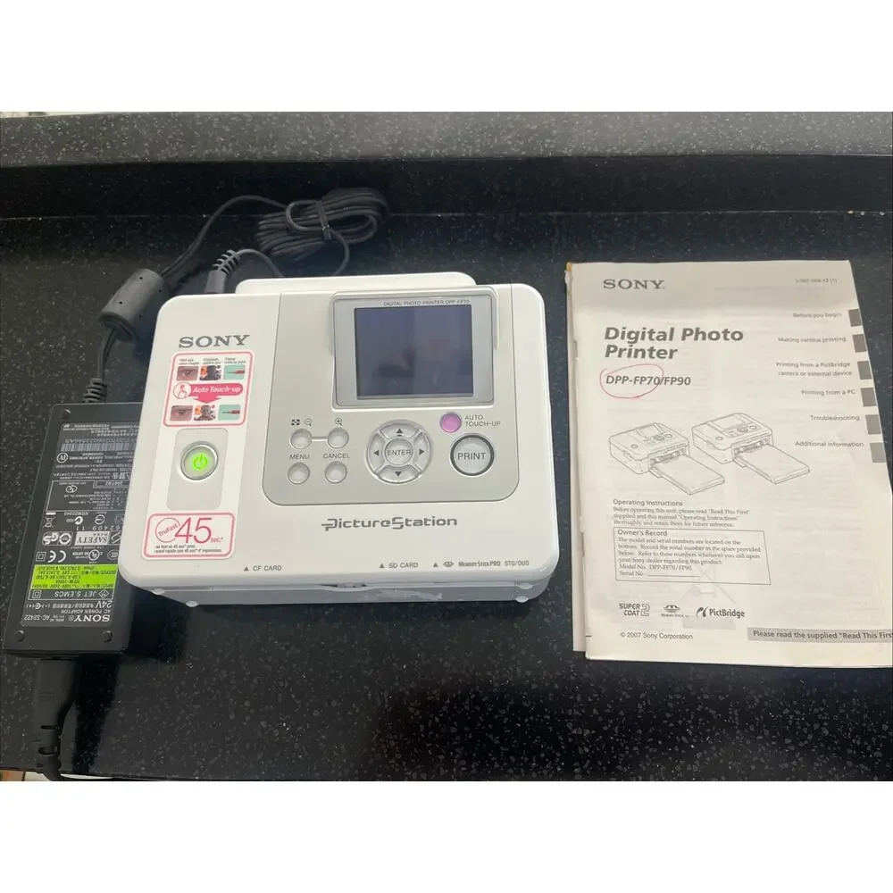 SONY Picture Station DPP-FP70 Photo Print Color. Tested.